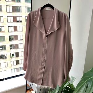 Aritzia Pajama Style Blush Blouse